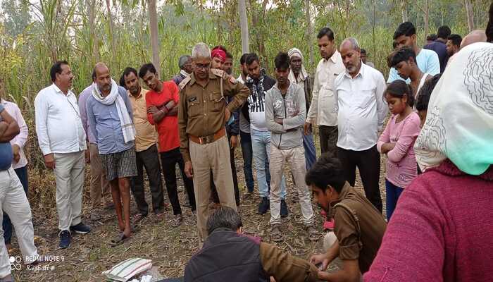 अयोध्या: गन्ने के खेत में झुलसकर अधेड़ व उसकी चार बकरियों की हुई मौत