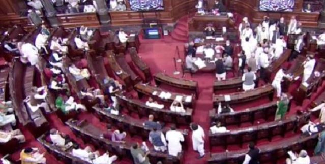 Parliament Session: राज्यसभा में विपक्ष 12 सदस्यों का निलंबन वापस लेने की मांग पर अड़ा, बैठक पूरे दिन के लिए स्थगित