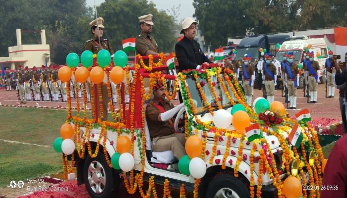 कन्नौज: आन-बान-शान से लहराया तिरंगा, गूंजे भारत माता के जयकारे