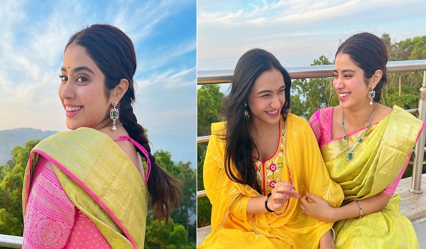 Janhvi Kapoor Photos: 25वें बर्थडे पर जाह्नवी कपूर ने दोस्तों संग किए तिरुपति बालाजी के दर्शन, बोलीं -ॐ श्री वेंकटेश्वराये नमो नमः