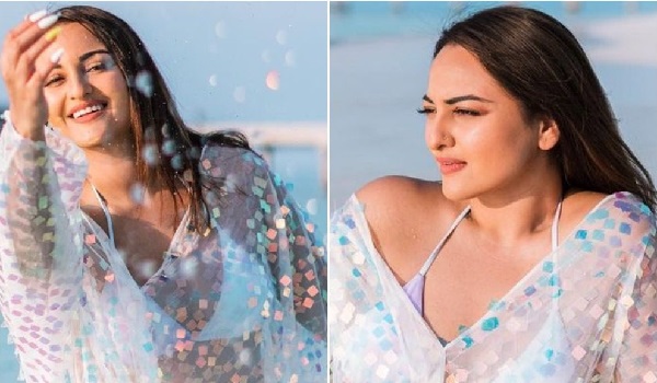 Sonakshi Sinha Bold Pics: मालदीव मे सोनाक्षी ने ट्रांसपेरेंट श्रग में दिए बोल्ड पोज, हर पल को कर रहीं एन्जॉय