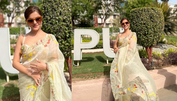 पीली साड़ी में Rubina Dilaik ने ढाया कहर, फैंस जमकर कर रहे तारीफ, देखें PHOTOS