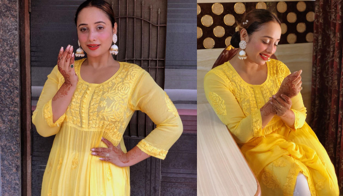 Rani Chatterjee Photos:  ईद के मौके पर एक्ट्रेस ने पीली ड्रेस में दिखाए जलवे, सादगी से जीता फैंस का दिल