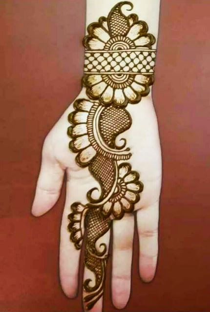 Mehndi Design for Back Hand - Easy Arabic Mehndi Designs | TikTok