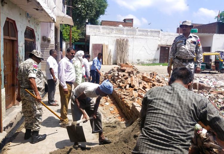 बरेली: तालाब की जमीन पर कर रखा था कब्जा, नगर निगम ने कराया मुक्त