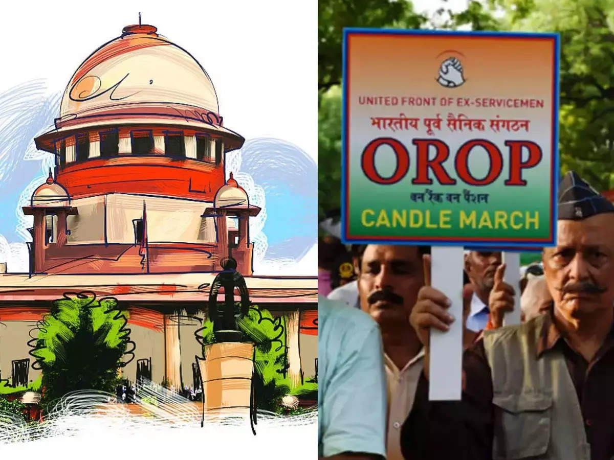 SC : ‘OROP’ का बकाया किस्तों में भुगतान करने को लिए कड़ा रुख अपनाया