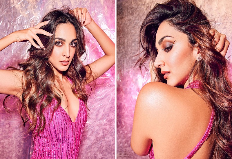 Kiara Advani Photos : उफ्फ! ये अदाएं...शिमरी पिंक जंपसूट पर में नजर आईं कियारा आडवाणी, सिद्धार्थ बोले- मुझे भी पिंक रंग दो