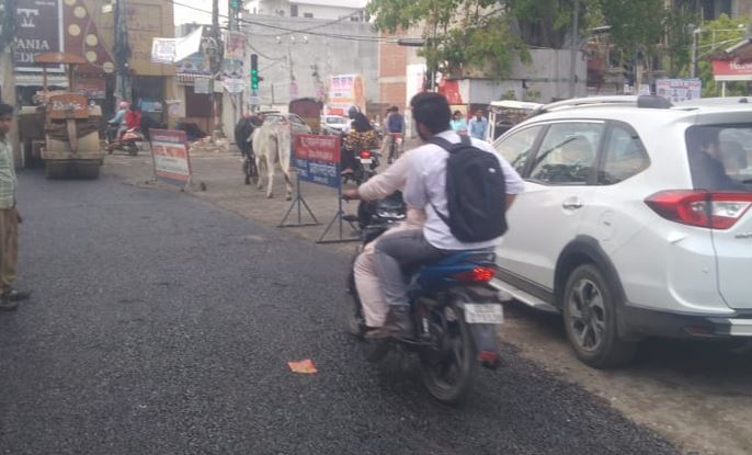 बरेली: धर्मकांटा से मूर्ति नर्सिंग होम तक सड़क का चौड़ीकरण शुरू