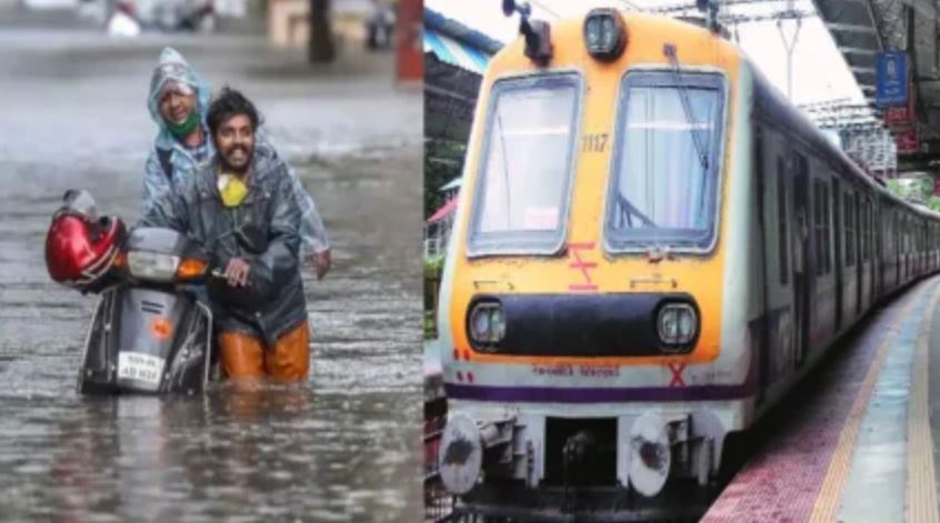 मुंबई: बारिश जारी रहने से जगह-जगह जलजमाव, यातायात बाधित, लोकल ट्रेनों की गति भी धीमी