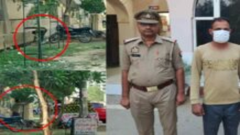 नाली का पानी नारियल पर छिड़कने वाला अरेस्ट, वायरल वीडियो पर पुलिस ने की कार्रवाई 