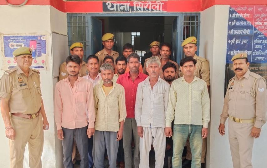 बरेली: सिरौली पुलिस ने आधा दर्जन से अधिक वारंटिओं को गिरफ्तार कर कोर्ट में किया पेश 