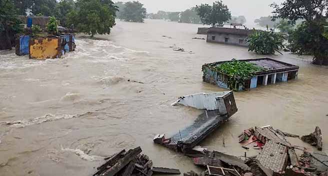 देश में 72 प्रतिशत जिले भीषण बाढ़ से प्रभावित लेकिन केवल 25 प्रतिशत में ही बाढ़ पूर्वानुमान केंद्र है मौजूद