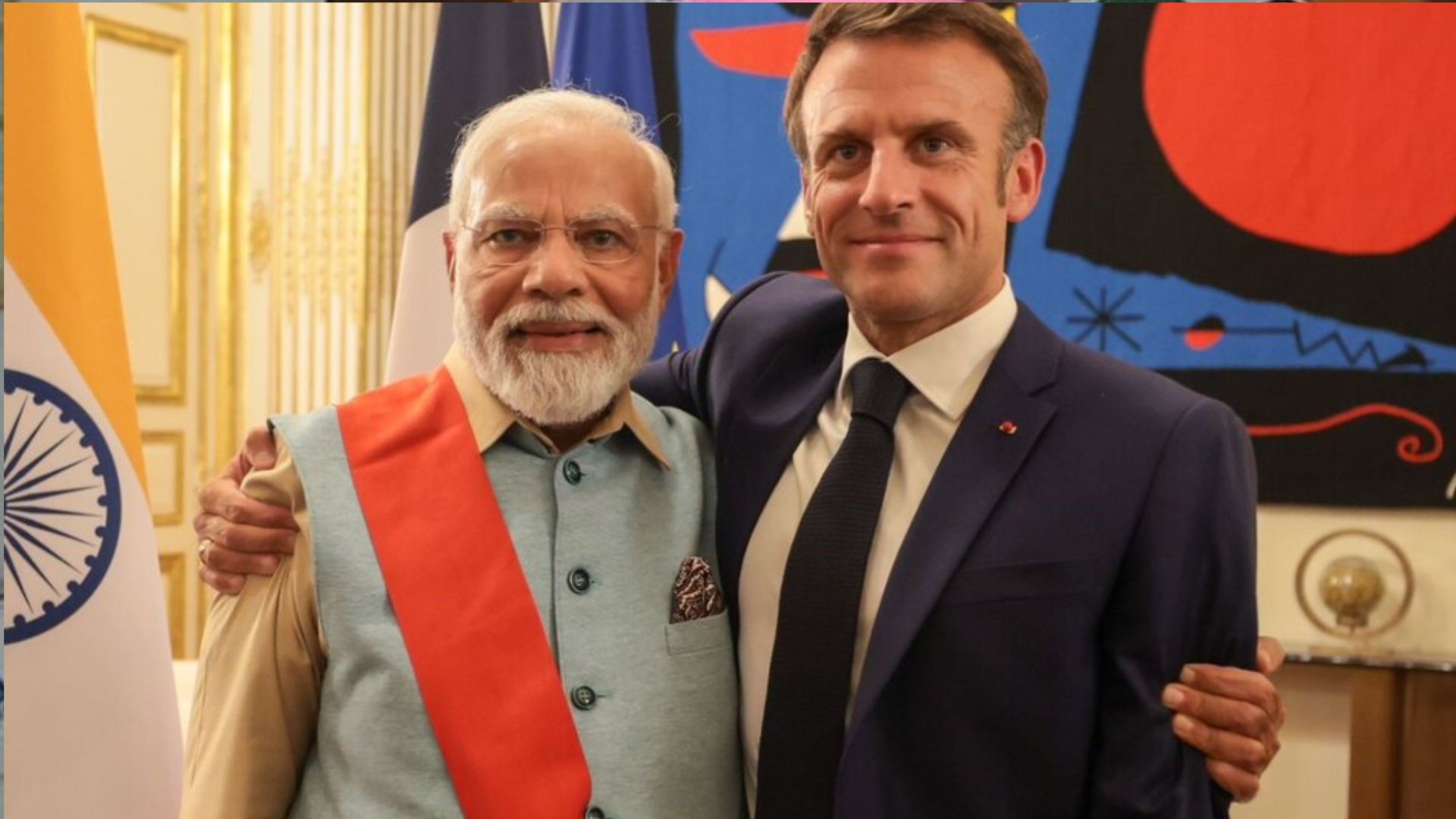 PM Modi France Visit: पीएम मोदी को मिला फ्रांस का सर्वोच्च सम्मान, 'लीजन ऑफ ऑनर' पाने वाले पहले भारतीय प्रधानमंत्री बने