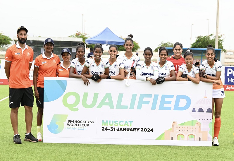 Women's Asian Hockey5s World Cup Qualifier : मलेशिया को हराकर भारत ने विश्व कप में बनाई जगह, नवजोत कौर ने किए तीन गोल 