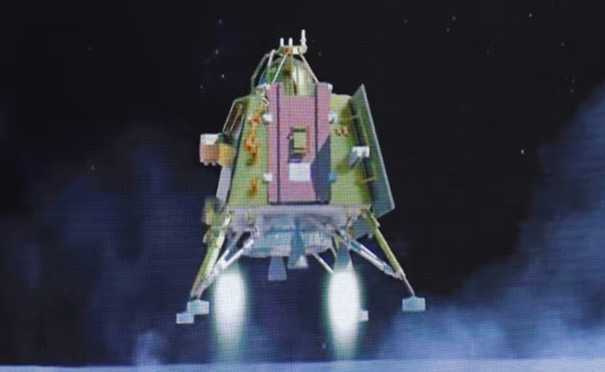 चंद्रयान-3 का लैंडर चंद्रमा के दक्षिणी ध्रुव से करीब 600 किलोमीटर दूर उतरा था: नासा