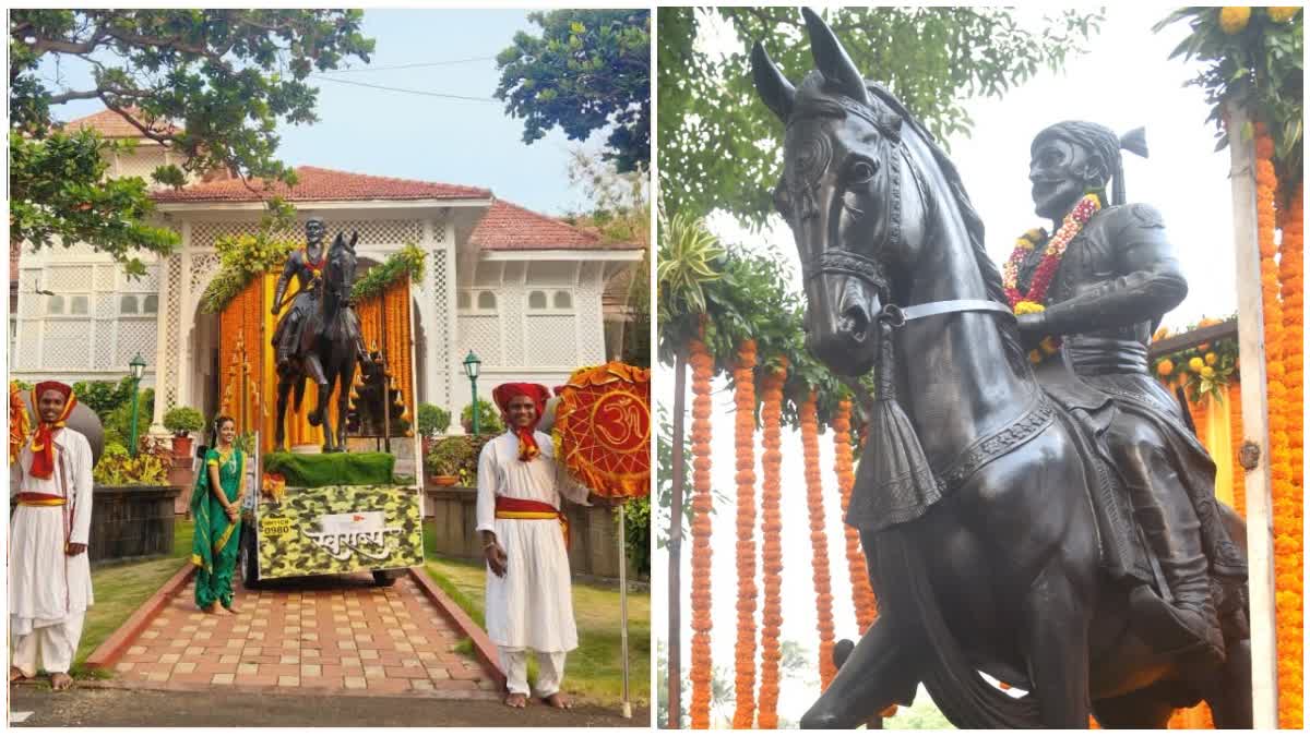 जम्मू-कश्मीर के कुपवाड़ा में हुआ छत्रपति शिवाजी महाराज की प्रतिमा का अनावरण