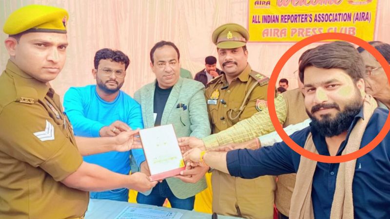 कानपुर कमिश्नरेट पुलिस और अपराधी का याराना… रंगदारी के आरोपी ने पुलिसकर्मी का किया सम्मान, मुस्कुराती नजर आई खाकी
