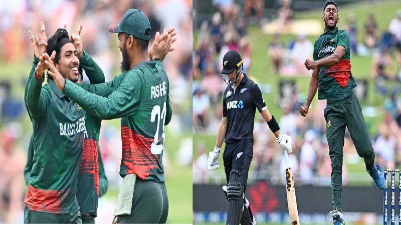 NZ vs BAN : बांग्लादेश तीसरे वनडे में नौ विकेट से जीता, न्यूजीलैंड ने 2-1 से श्रृंखला जीती