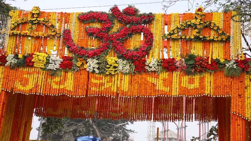 रामोत्सव : प्राण प्रतिष्ठा से पहले मंगल ध्वनि से गूंजेगा नव्य-भव्य राम मंदिर, देखिये इन फोटो और Video में ऐसी दिख रही अयोध्या नगरी  