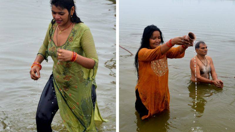 Makar Sankranti 2024: मकर संक्रांति पर्व पर भक्तों ने लगाई आस्था की डुबकी... जगह-जगह हुआ खिचड़ी भोज