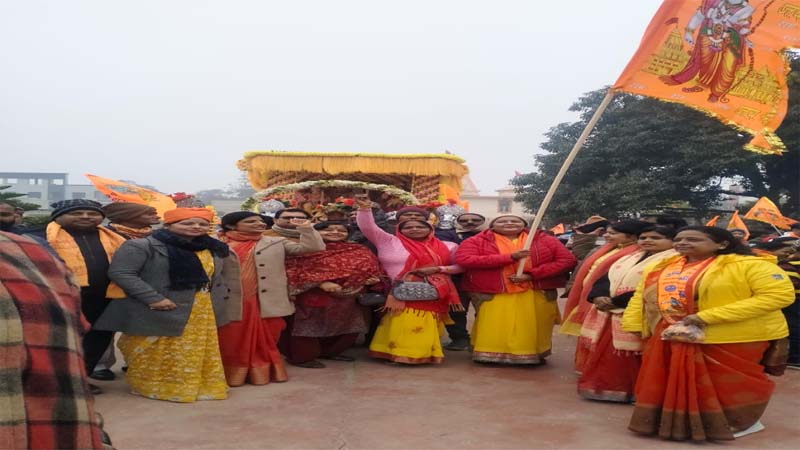 हरदोई: जिले में रामोत्सव की धूम, जगह जगह निकाली जा रहीं शोभायात्राएं, मंदिरों में हो रहा रामचरितमानस का पाठ