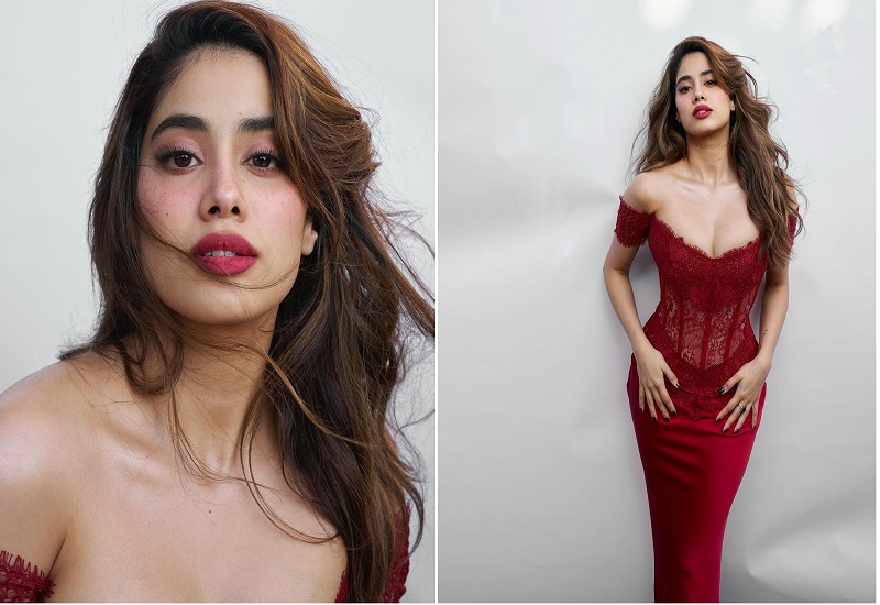 Janhvi Kapoor Photos: बिखरी जुल्फें, आंखों में चमक....हॉट ड्रेस में जाह्नवी कपूर ने कराया फोटोशूट