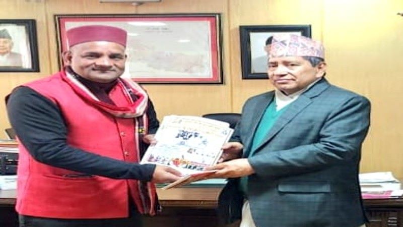लखनऊ : नेपाली उपप्रधानमंत्री से मिले दीपक, भारत और हिंदी को मिला उत्साहजनक समर्थन