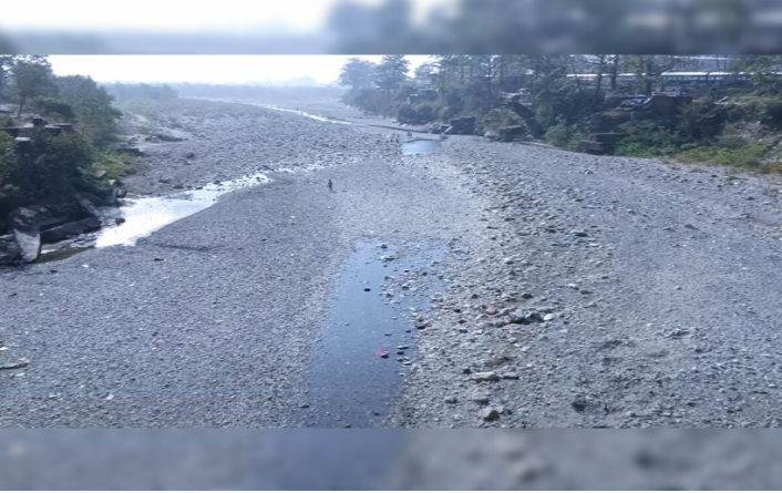 हल्द्वानी: घट रहा गौला बैराज का जलस्तर, बारिश पर टिकी उम्मीद