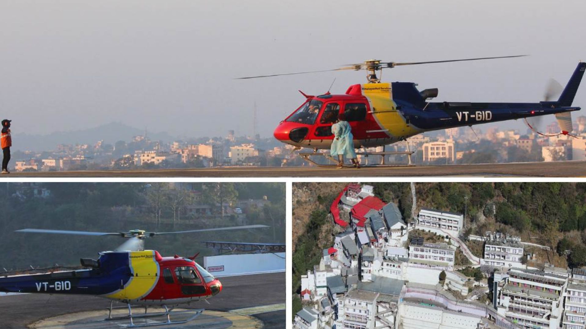जम्मू-कश्मीर: जम्मू से वैष्णो देवी मंदिर तक हेलीकॉप्टर सेवा शुरू, जानें किराया 