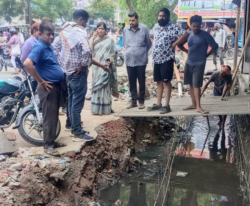 पीलीभीत: गुजर गई दूसरी मियाद, कब पूरा होगा नाला निर्माण...अब हालात परखने पहुंची चेयरमैन