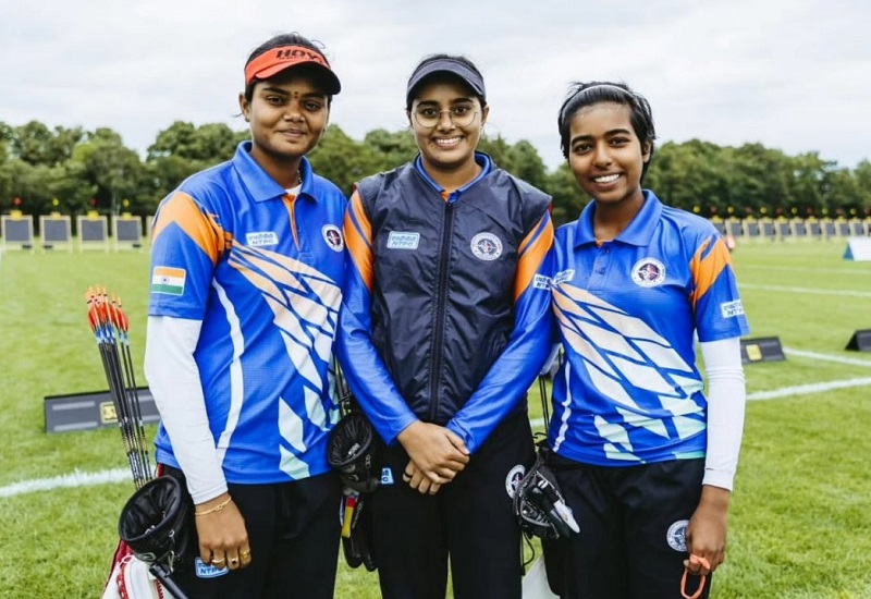 Archery World Cup : भारतीय महिला कंपाउंड तीरंदाजी टीम ने विश्व कप में लगाई स्वर्ण पदकों की हैट्रिक 