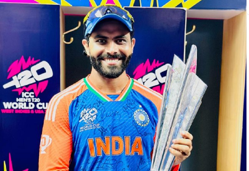 Ravindra Jadeja Retirement : रविंद्र जडेजा ने भी लिया इंटरनेशनल टी-20 क्रिकेट से संन्यास, कहा-  विश्व कप जीतना सपना सच होने जैसा 