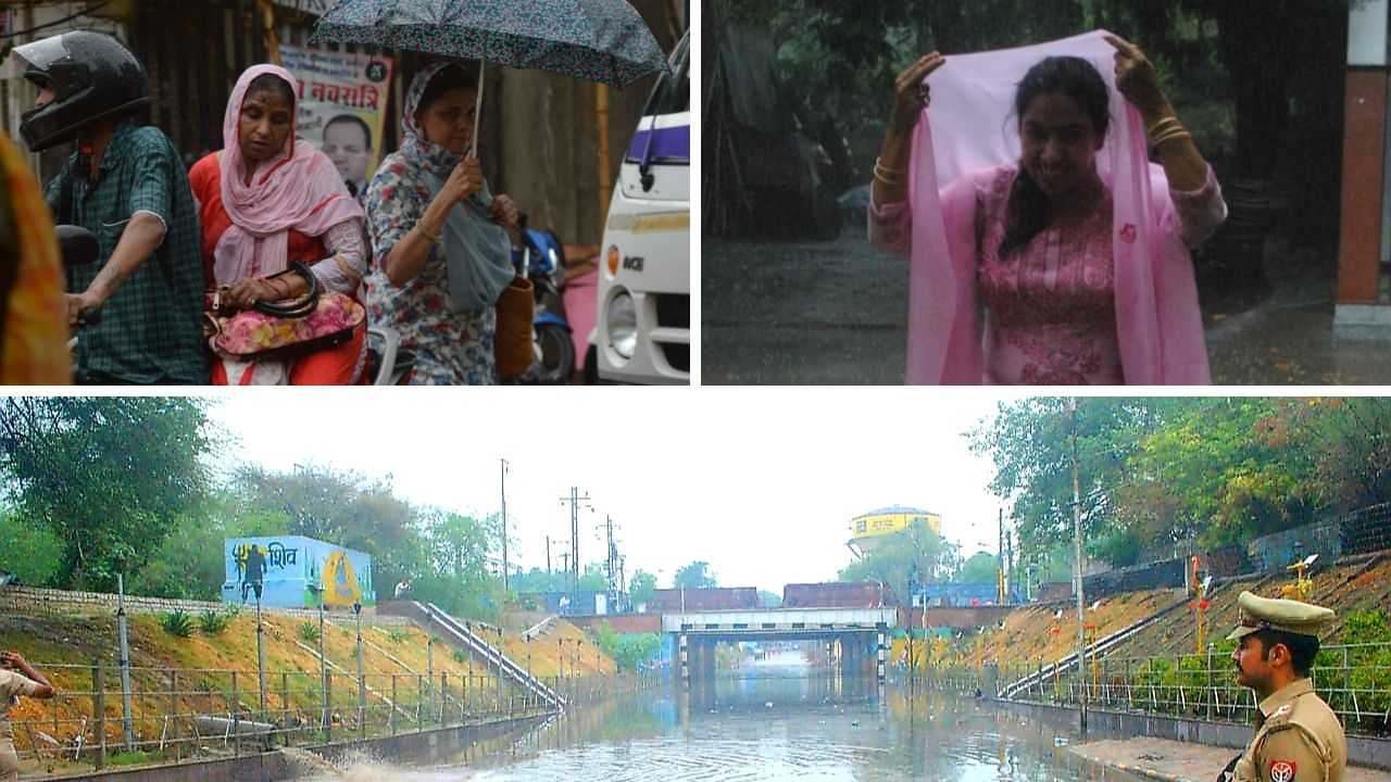 कानपुर में मानसून की दस्तक; शहर के दक्षिण क्षेत्र में झमाझम बारिश से उफनाईं सड़कें, जलभराव के बाद बजबजाई गंदगी