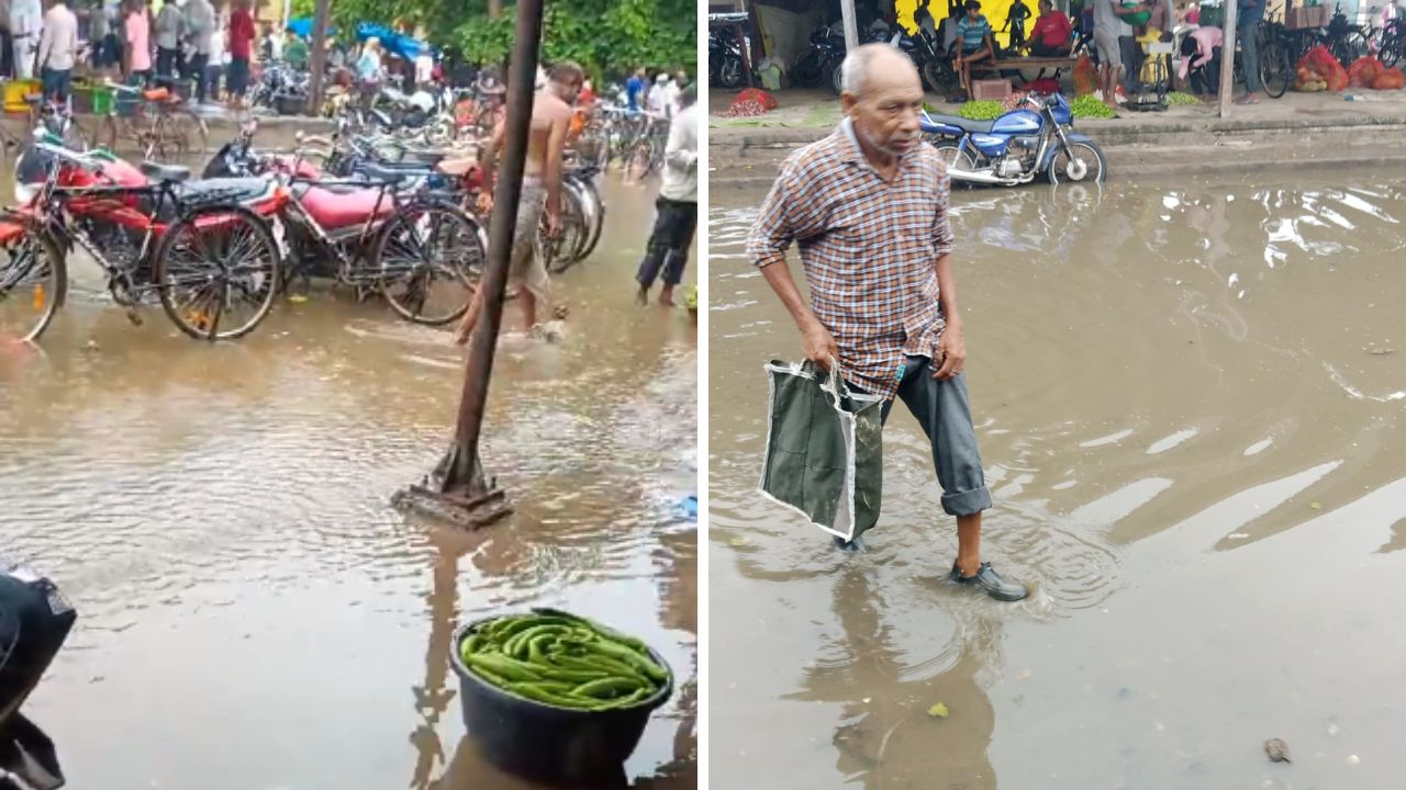 Farrukhabad: सातनपुर सब्जी मंडी हुई जल मग्न; आढ़तियों में आक्रोश, जिला प्रशासन को दी चेतावनी, बोले- समस्याओं का करें समाधान वरना...