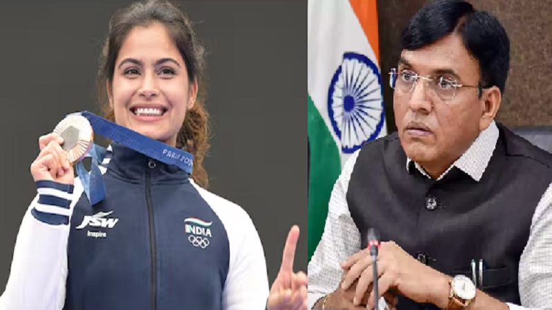 Paris Olympics 2024 : खेल मंत्री मनसुख मांडविया ने कहा- खेलो इंडिया तंत्र की देन हैं मनु भाकर 