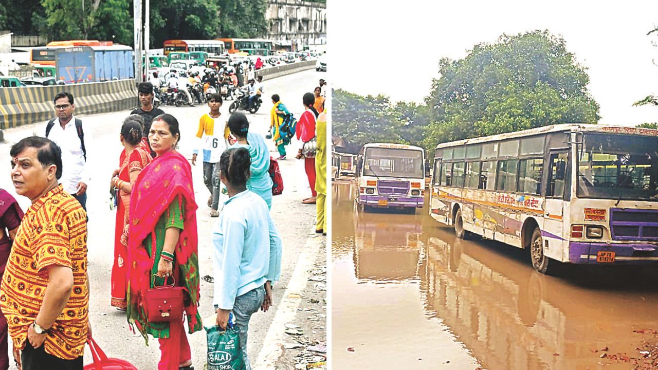 Kanpur: डिपो में सिटी बसें डंप, परेशान हुईं हजारों बहनें, प्रमुख चौराहे पर लगा रहा सवारियों का जमावड़ा