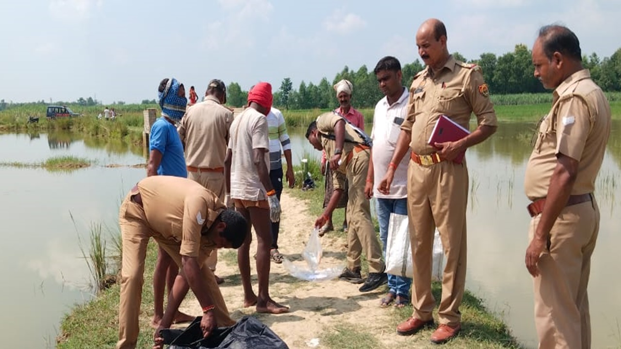 बहराइच: तालाब में अज्ञात युवक का उतराता मिला शव, इलाके में हड़कंप