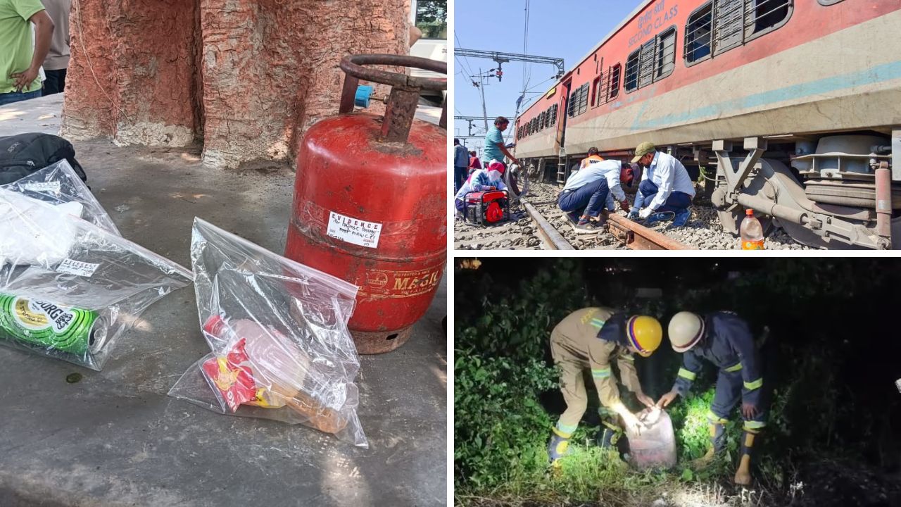 कानपुर में डेढ़ माह में तीन बार ट्रेन पलटाने की साजिश: जांच पे जांच, नतीजा सिफर...यात्रियों की सुरक्षा भगवान भरोसे