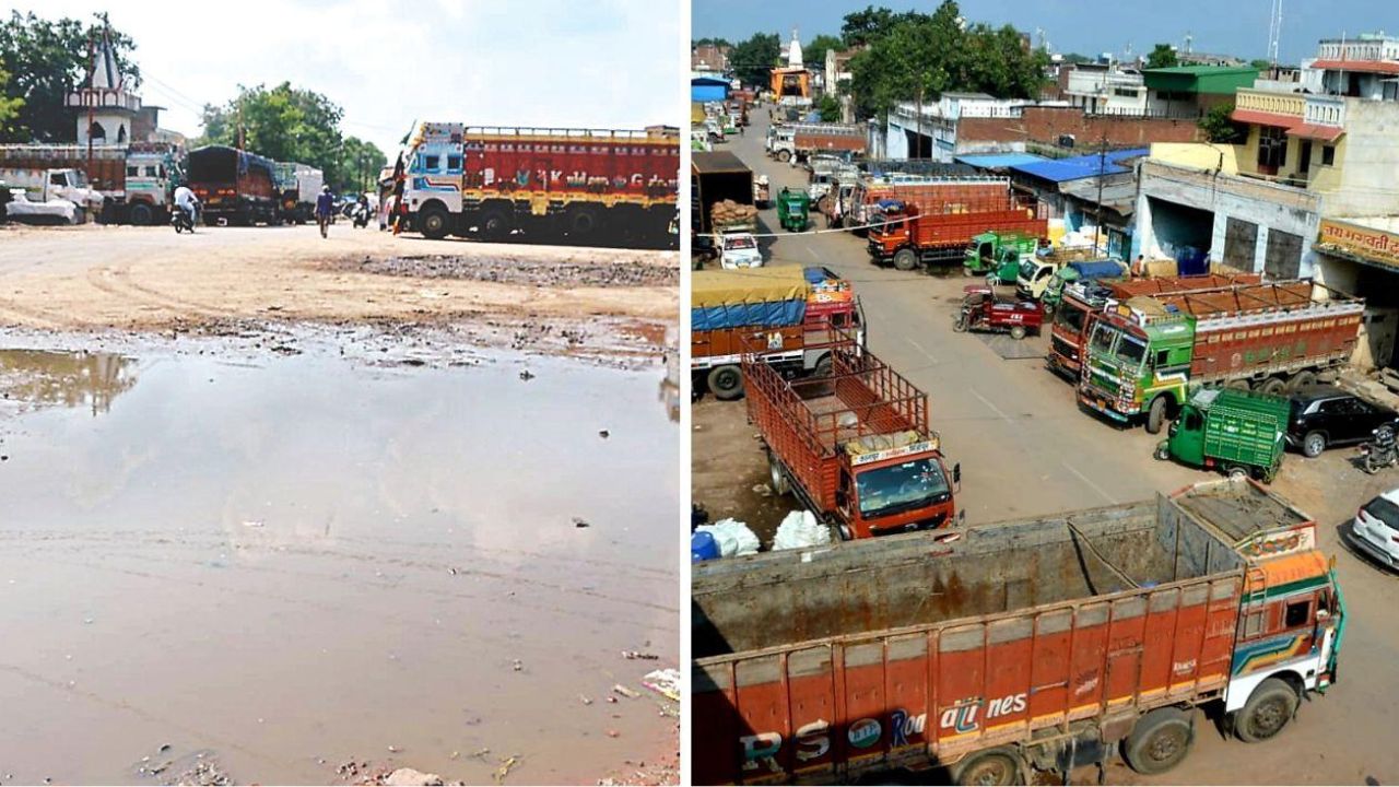 Kanpur: ट्रांसपोर्ट नगर में सैकड़ों ट्रक सिल्ट से भरे नाले ने बढ़ाई मुसीबत, गलियों में भरा गंदा पानी, लोग परेशान  