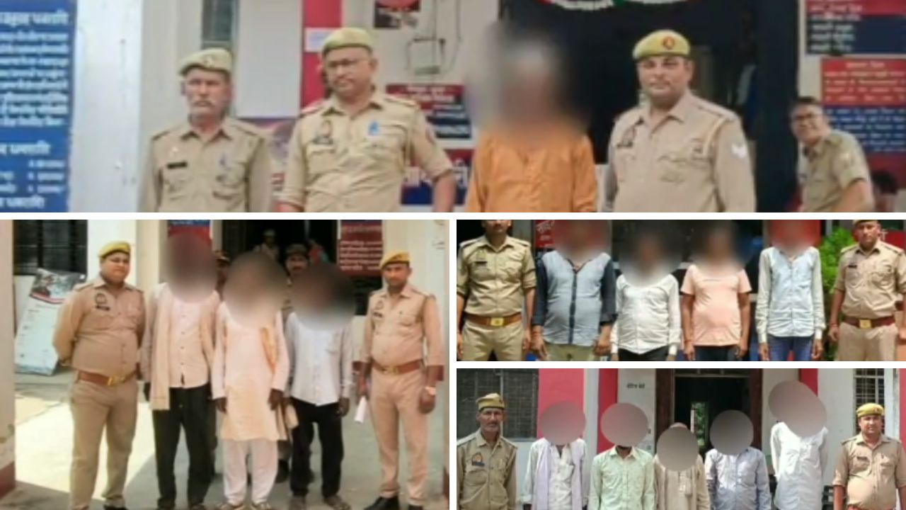 Fatehpur में एक्शन में पुलिस: मात्र 24 घंटे के भीतर 75 अभियुक्तों पर कार्रवाई, एसपी के आदेश पर चला अभियान, मचा हड़कंप