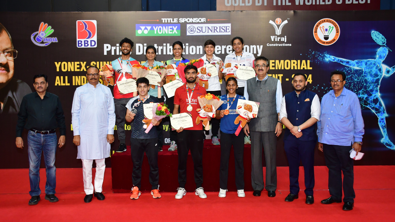 Badminton Tournament: उलटफेर कर गुजरात की अदिति बनी चैंपियन, पुरुष वर्ग में हरियाणा ने जीता खिताब