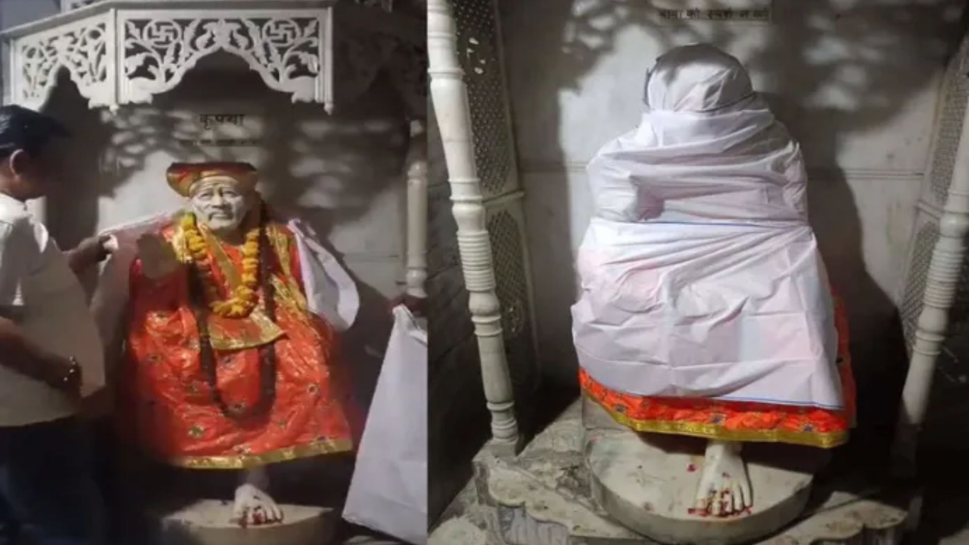 वाराणसी के मंदिरों से साईं बाबा की मूर्तियां हटाने वाला लिया गया हिरासत में 