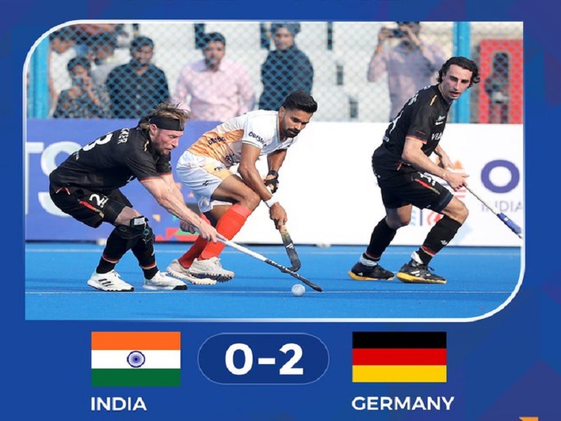 India vs Germany Hockey : भारतीय पुरुष हॉकी टीम का खराब प्रदर्शन, जर्मनी से 0-2 से हारी 