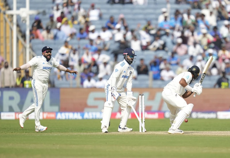 IND vs NZ 2nd Test : पुणे टेस्ट में न्यूजीलैंड को लगा चौथा झटका, सुंदर को तीसरी सफलता