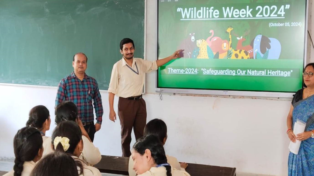 प्रकृति को बचाने के लिए Wildlife Reserve है जरूरी, नेशनल पीजी कॉलेज में मनाया जा रहा वन्य जीव सप्ताह