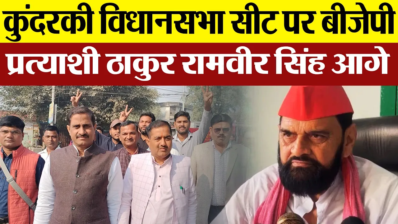 UP By Election Result 2024:  मतगणना स्थल पहुंचे BJP Candidate Ramveer Singh, कर दिया जीत का दावा |