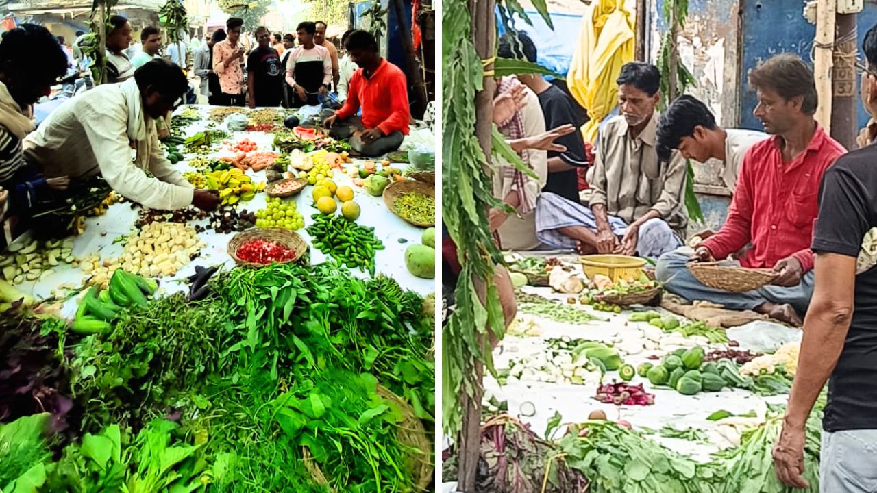 Kanpur: गोवर्धन पूजा पर लगा अन्नकूट की सब्जियों का स्टॉल, मात्र 100 रुपये में बिकी 100 सब्जियों की डलिया, लोगों ने जमकर खरीदी