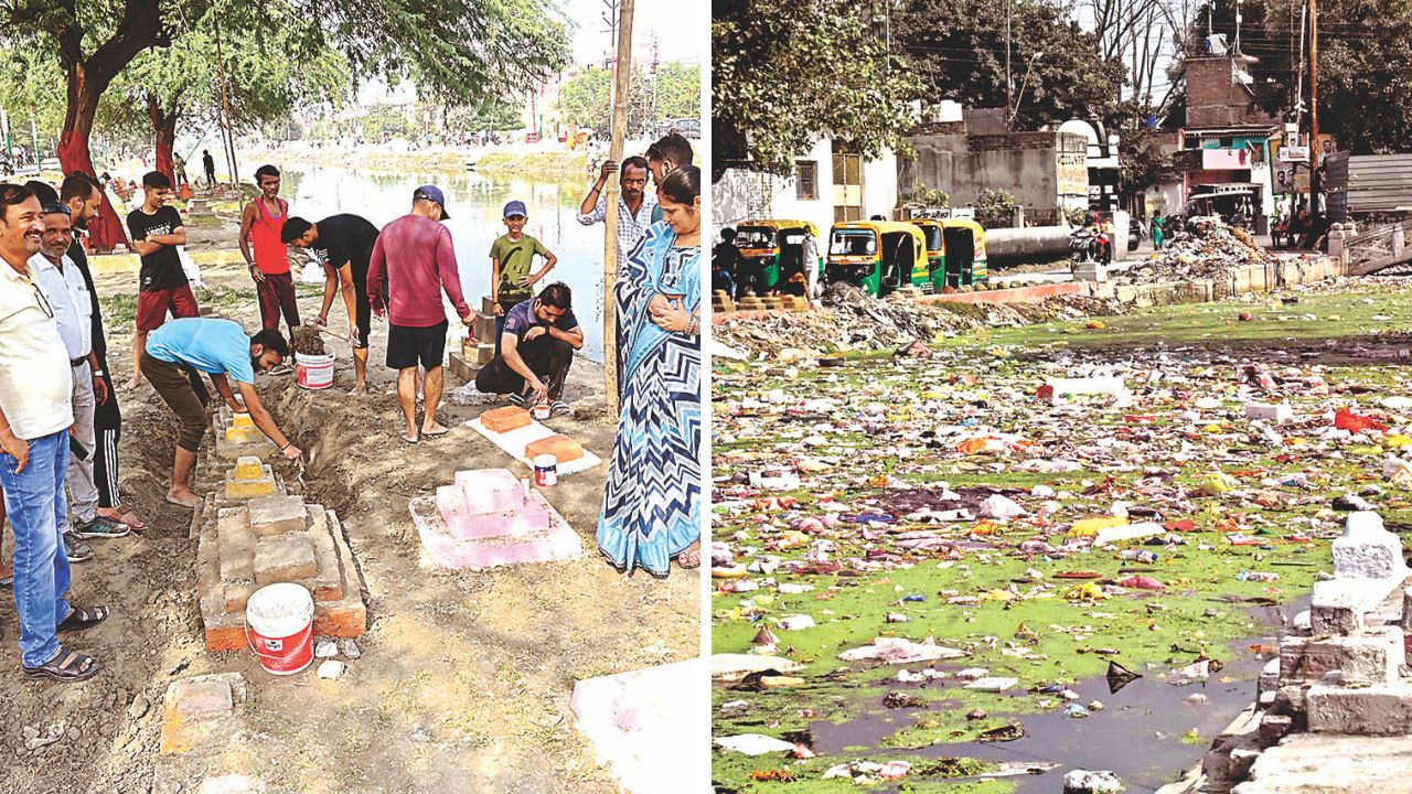 Kanpur: छठ पूजा आ गई, न नहरें साफ न घाट तैयार, घाटों पर प्रकाश व्यवस्था भी ध्वस्त, अंधेरे में व्रतियों का निकलना होगा दूभर