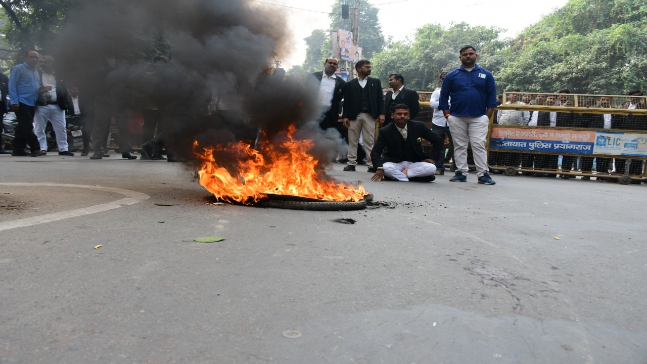 हत्या के बाद प्रदर्शन