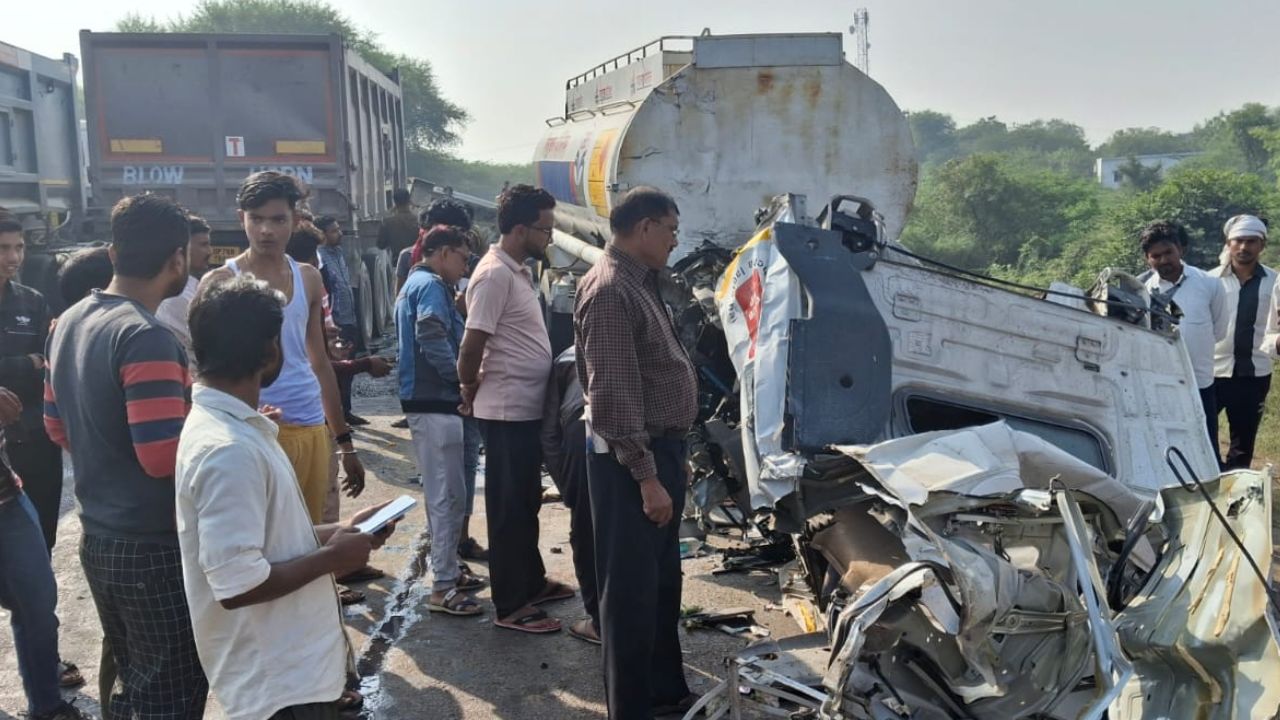 Hamirpur में टैंकर और ट्राला की टक्कर में दो की मौत...तीन घायल: हादसे के बाद लगा जाम, मृतकों की नहीं हो सकी शिनाख्त